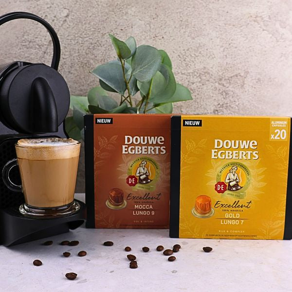 Douwe Egberts Variety Bulk pack - 40 Aluminium Nespresso compatible coffee capsules