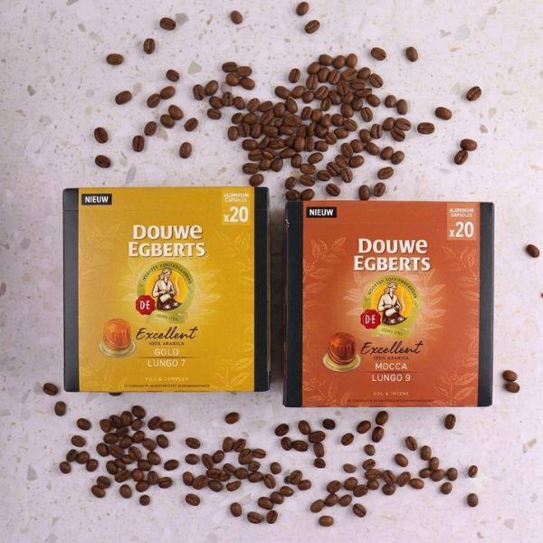 Douwe Egberts Variety Bulk pack - 40 Aluminium Nespresso compatible coffee capsules