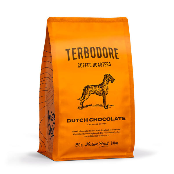 Terbodore Dutch Chocolate Coffee Beans - 250g