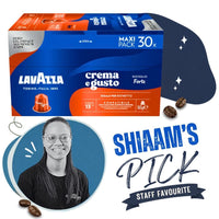 Lavazza Forte Maxi Pack – 30 Aluminium Nespresso compatible coffee capsules