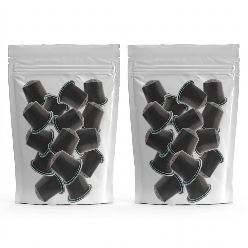 Importers Premium Bulk Capsules - 40 Aluminium Nespresso compatible coffee capsules