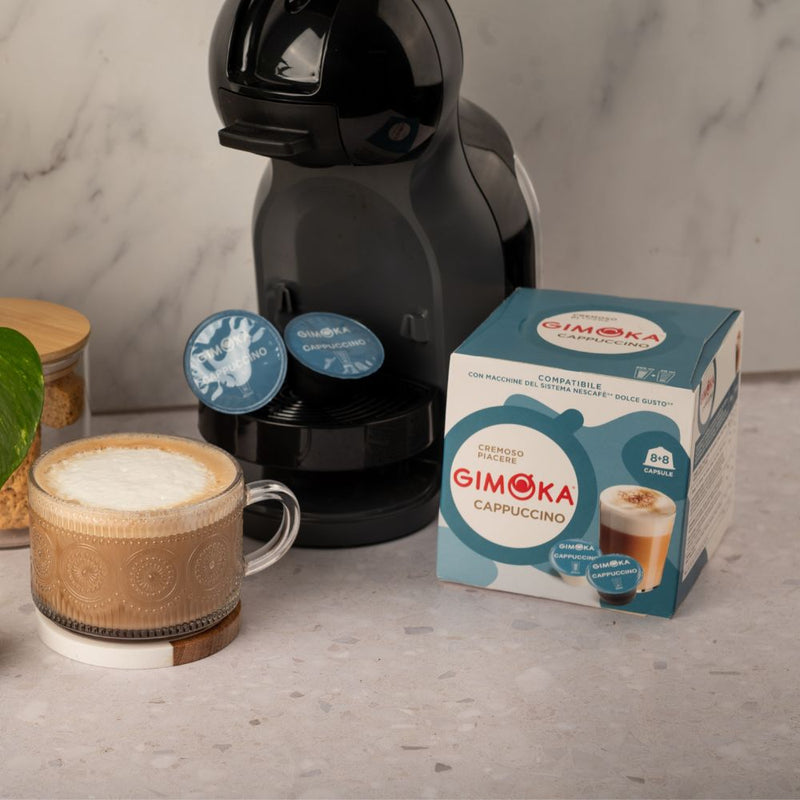 Gimoka Cappuccino - 16 Nescafe Dolce Gusto compatible coffee capsules
