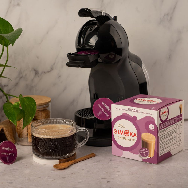 Gimoka Caffe Latte - 16 Nescafe Dolce Gusto compatible coffee capsules
