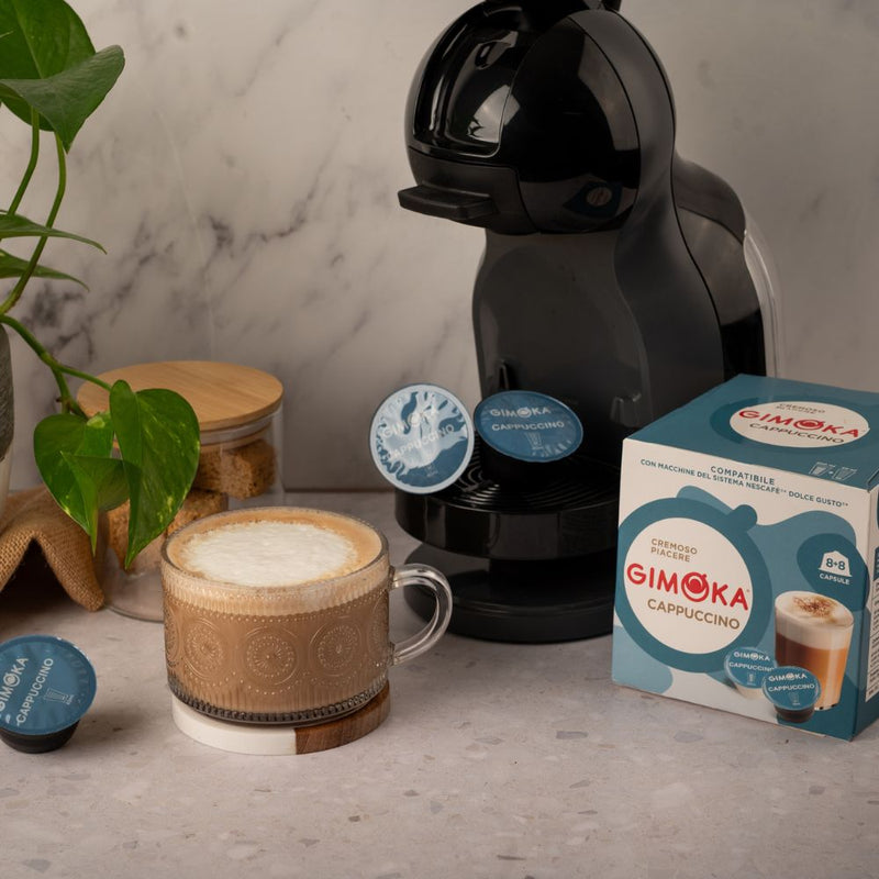 Gimoka Cappuccino - 16 Nescafe Dolce Gusto compatible coffee capsules