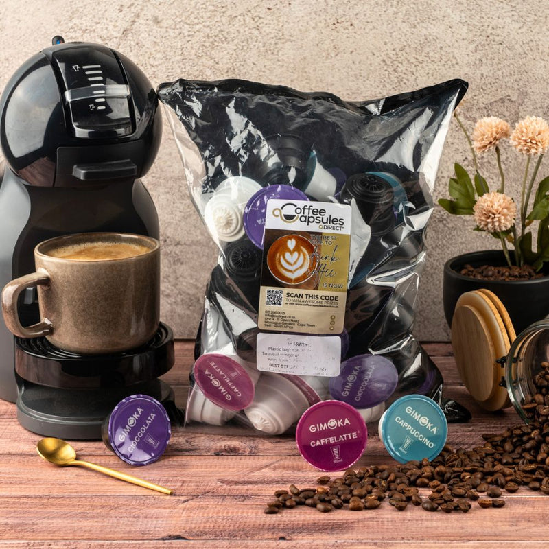 Gimoka Coffee & Choc Capsules – 50 Nescafe Dolce Gusto compatible capsules