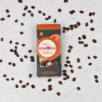 Gimoka Classico - 10 Aluminium Nespresso compatible coffee capsules