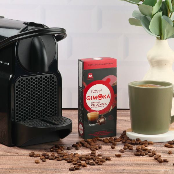 Gimoka Colombia - 10 Aluminium Nespresso compatible coffee capsules