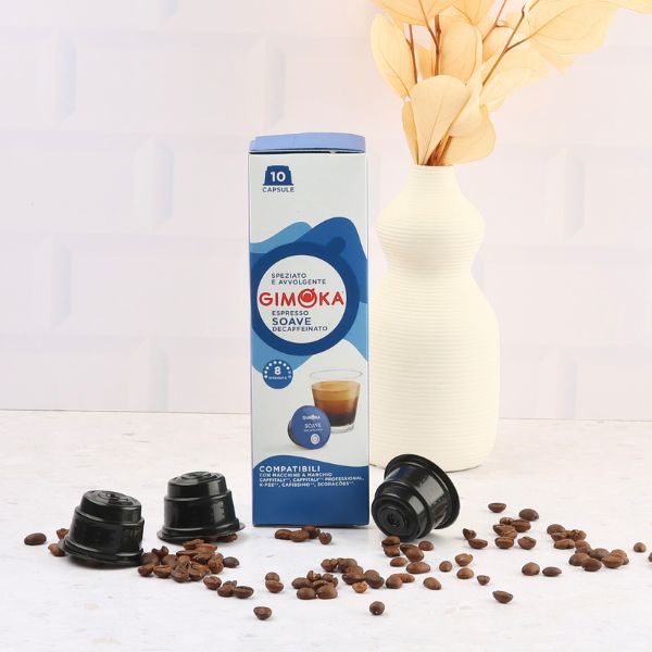 Gimoka Soave Decaffe - 10 K-fee compatible coffee capsules