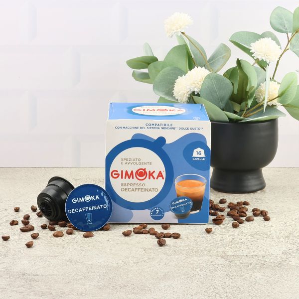 Gimoka Soave Decaffe - 16 Nescafe Dolce Gusto compatible coffee capsules