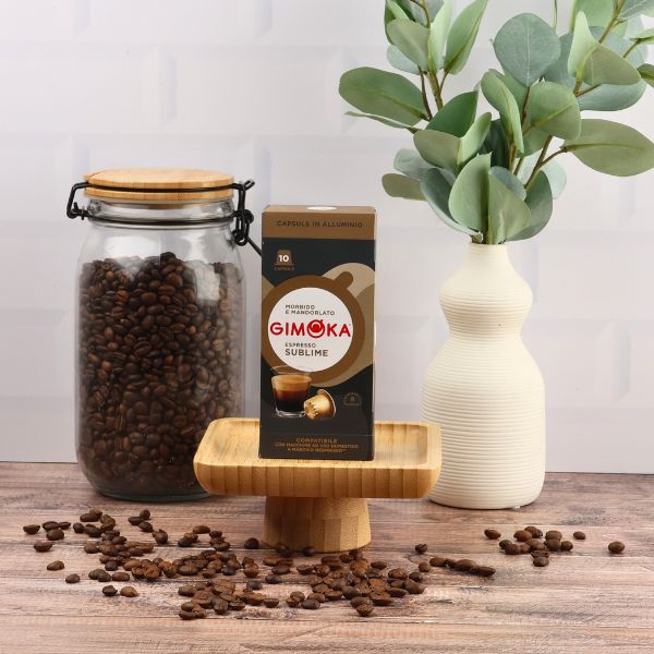 Gimoka Sublime - 10 Aluminium Nespresso compatible coffee capsules