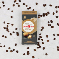 Gimoka Sublime - 10 Aluminium Nespresso compatible coffee capsules