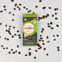 Gimoka Brasile - 10 Aluminium Nespresso compatible coffee capsules
