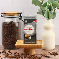 Gimoka Ristretto - 10 Aluminium Nespresso compatible coffee capsules
