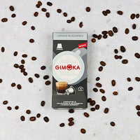Gimoka Ristretto - 10 Aluminium Nespresso compatible coffee capsules