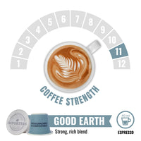 Importers Good Earth Blend – 10 Biodegradable Nespresso compatible coffee capsules