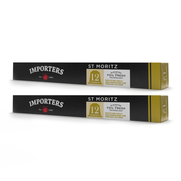 Importers St Moritz – Nespresso compatible coffee capsules