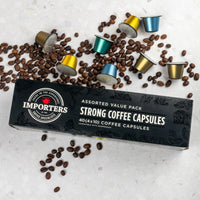 Importers Assorted Value Pack - 40 Nespresso Compatible Coffee Capsules
