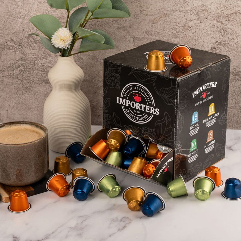 Importers Bulk Special Variety - 100 Nespresso compatible coffee capsules