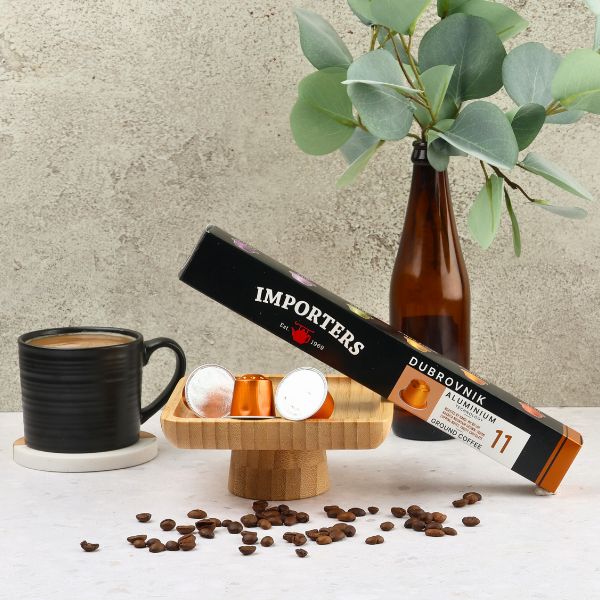 Importers Dubrovnik - 10 Aluminium Nespresso compatible coffee capsules