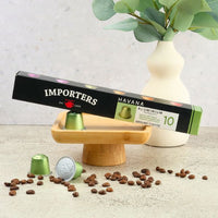 Importers Havana - 10 Aluminium Nespresso compatible coffee capsules