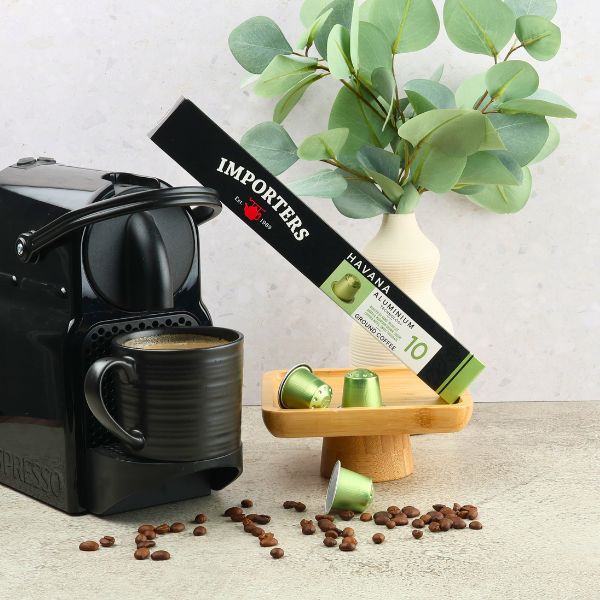 Importers Havana - 10 Aluminium Nespresso compatible coffee capsules