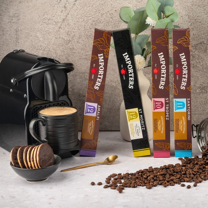 Importers International Variety – 40 Nespresso compatible coffee capsules