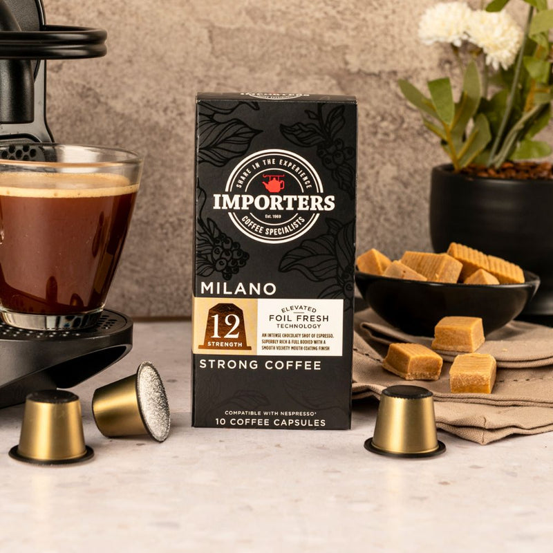 Importers Milano - Nespresso compatible coffee capsules