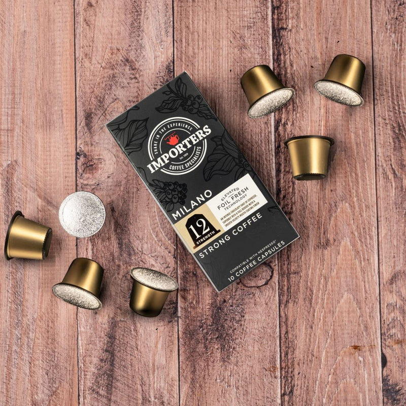 Importers Milano - Nespresso compatible coffee capsules