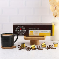 Importers Power Charge - 40 Aluminium Nespresso compatible coffee capsules