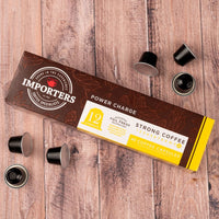 Importers Power Charge - 40 Aluminium Nespresso compatible coffee capsules