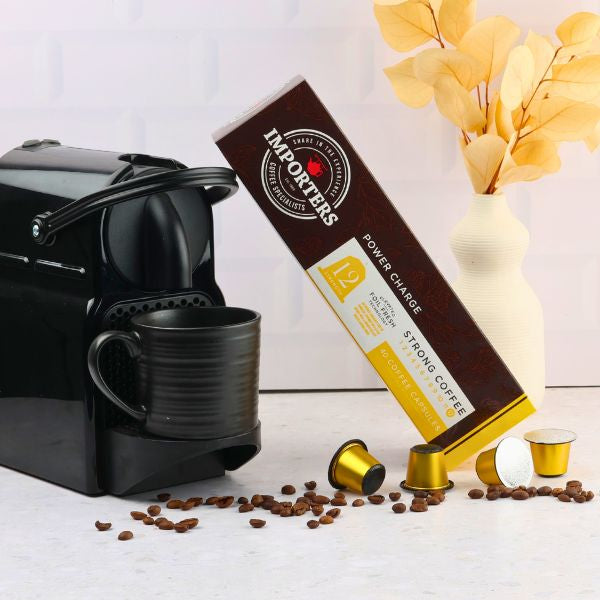 Importers Power Charge - 40 Aluminium Nespresso compatible coffee capsules