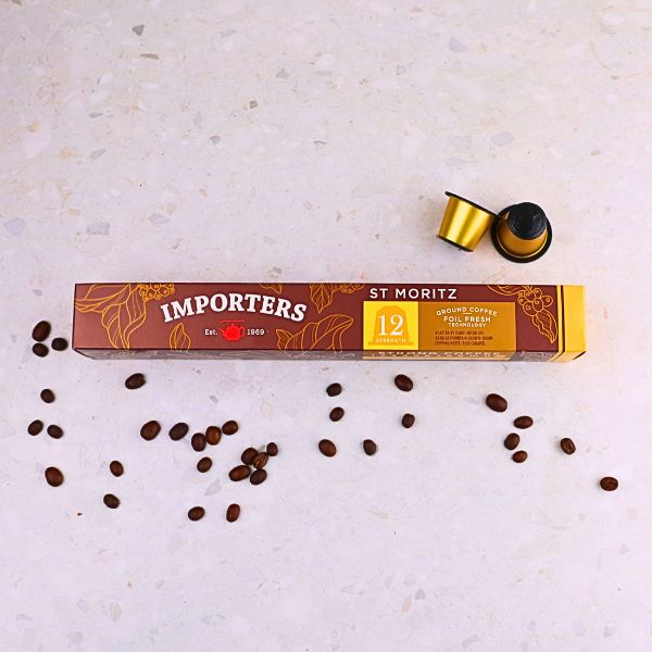 Importers St Moritz – Nespresso compatible coffee capsules