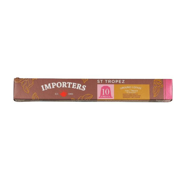 Importers St Moritz – Nespresso compatible coffee capsules