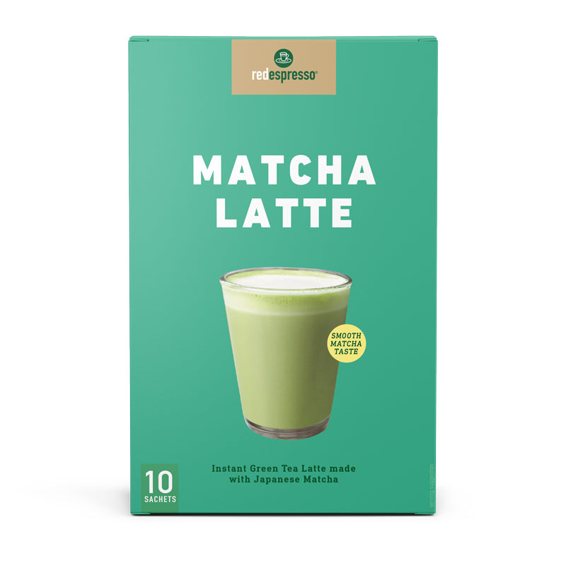 red espresso - Instant Green Tea Matcha Latte Sachets 10x16g