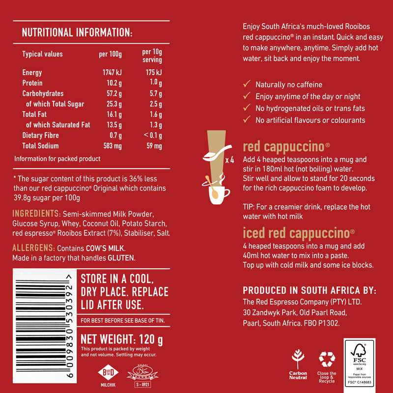 red espresso - Rooibos Cappuccino and Chai Deluxe Bundle