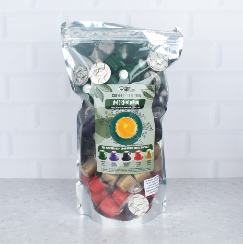 International Coffee Collection -  100 Nespresso Compatible Coffee Capsules