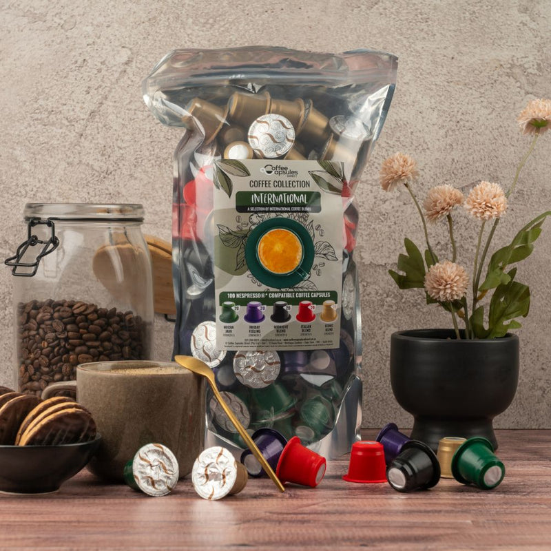 International Coffee Collection -  100 Nespresso Compatible Coffee Capsules