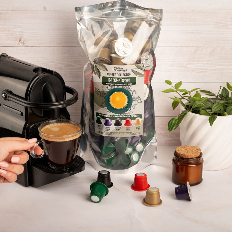 International Coffee Collection -  100 Nespresso Compatible Coffee Capsules