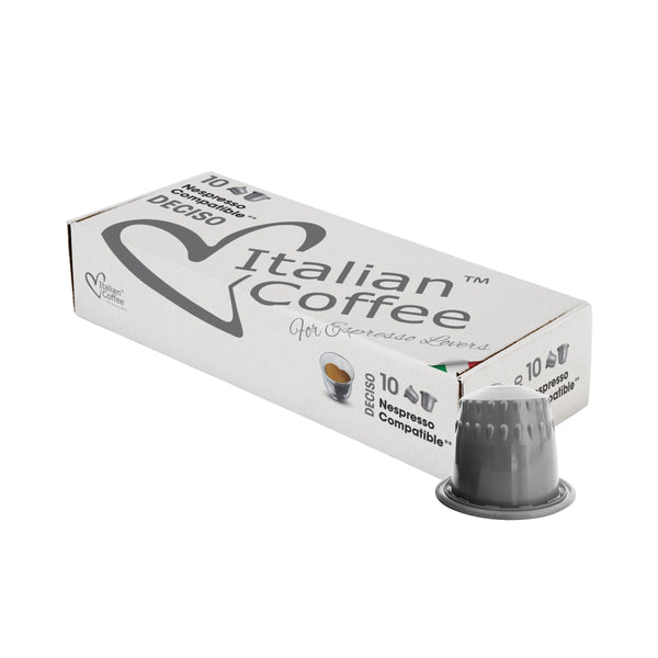 Italian Coffee Deciso – Nespresso compatible coffee capsules