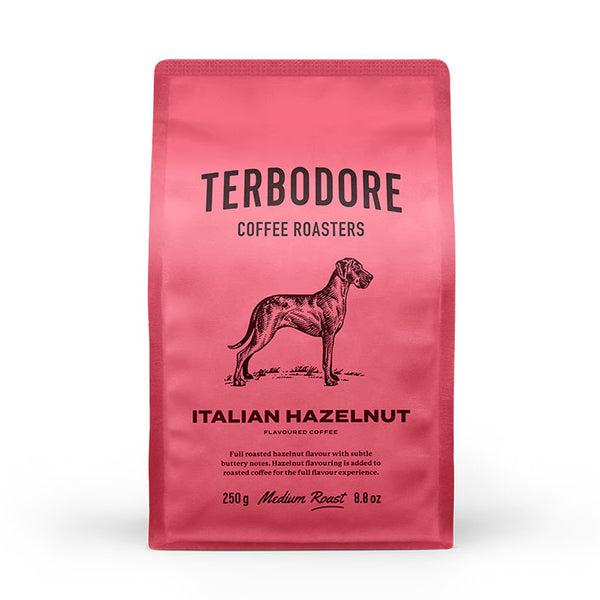 Terbodore Italian Hazelnut Coffee Beans - 250g