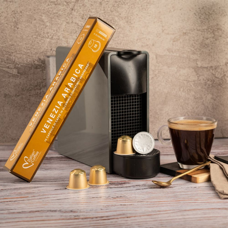 Italian Aluminium Variety Pack (No Decaffe) - 50 Aluminium Nespresso compatible coffee capsules