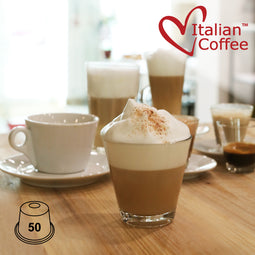 Italian Aluminium Variety Pack (No Decaffe) - 50 Aluminium Nespresso compatible coffee capsules