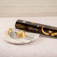 Italian Coffee Arabica Colombia Infinity - 10 Aluminium Nespresso compatible coffee capsules