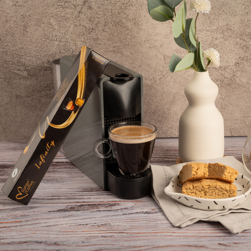 Italian Coffee Arabica Colombia Infinity - 10 Aluminium Nespresso compatible coffee capsules