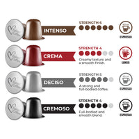 Italian Coffee Bulk Variety Pack – Nespresso compatible coffee capsules