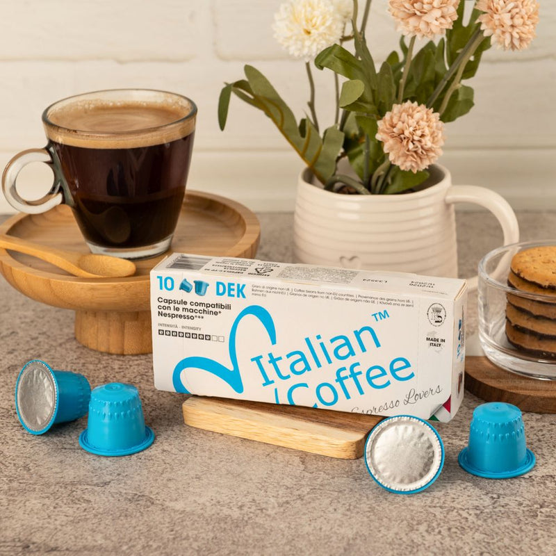 Italian Coffee Decaffe – Nespresso compatible coffee capsules