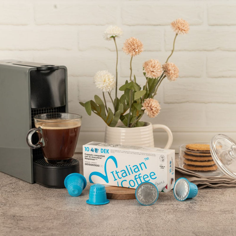 Italian Coffee Decaffe – Nespresso compatible coffee capsules