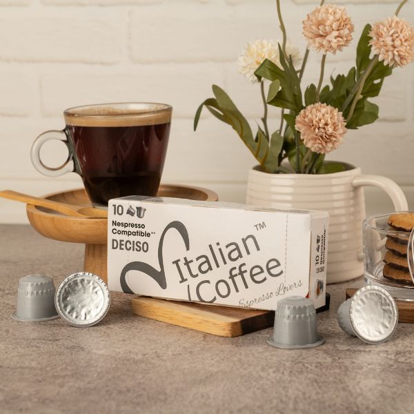 Italian Coffee Deciso – Nespresso compatible coffee capsules