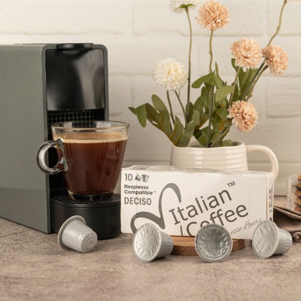 Italian Coffee Deciso – Nespresso compatible coffee capsules