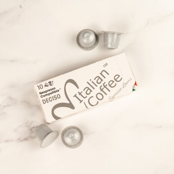 Italian Coffee Deciso – Nespresso compatible coffee capsules